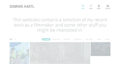 Desktop Screenshot of dominikhartl.com
